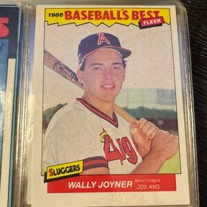 1986 Fleer Baseball's Best Wally Joyner Card